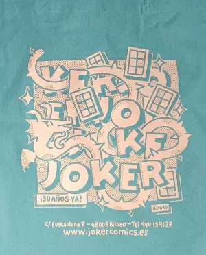 BOLSA TELA DE JOKER AZUL