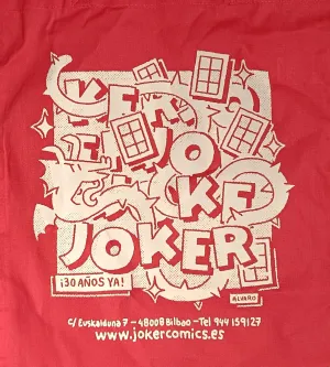 BOLSA TELA DE JOKER ROJA