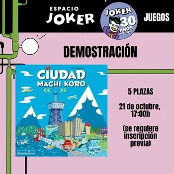 Demostración de juegos de mesa Machi Koro 2